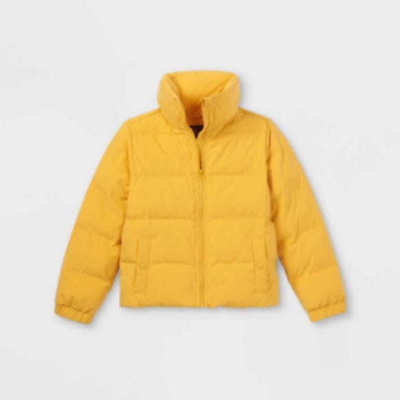 art class Jackets & Coats Yellow Puffer Jacket Poshmark
